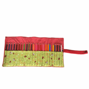 Trousse enroulable à crayons de couleur