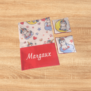 Pochette ardoise scolaire personnalisée