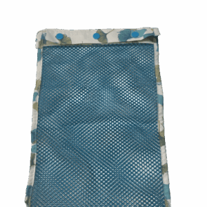 Pochette pour lingettes avec son filet de lavage intégré