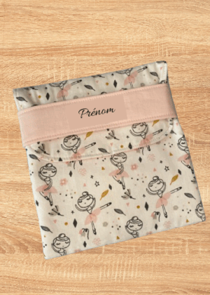 Pochette plate carrée molletonnée